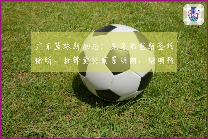 广东篮球新动态：朱芳雨重新签约徐昕，杜锋爱将前景明朗，胡明轩最新情况